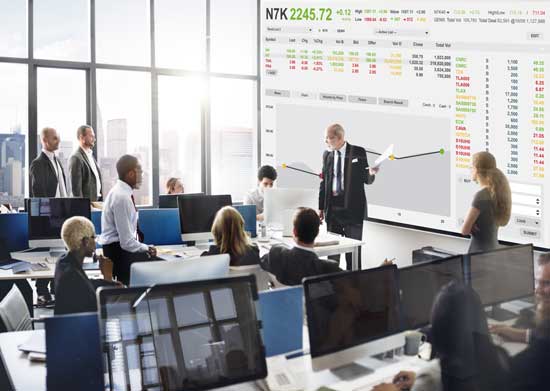 Ausbildung der Trader Unterstützung durch Anbieter